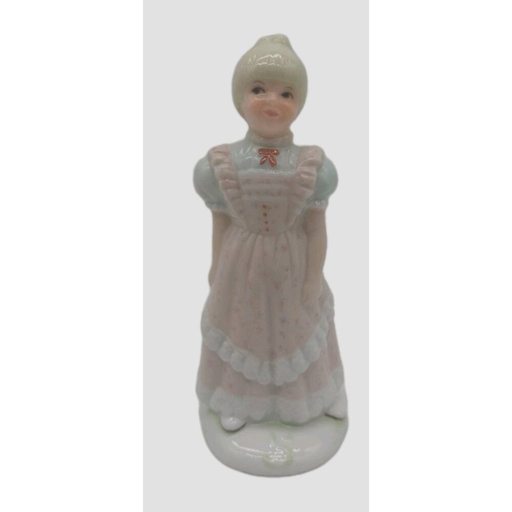 Porcelain Birthday Year 5 Figurine Girl Victorian Heartline Cake Topper 5"